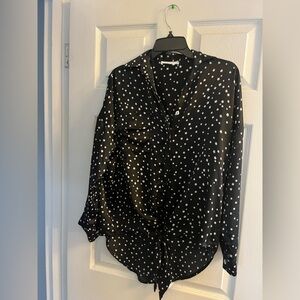 Black and White Stars Women's Top